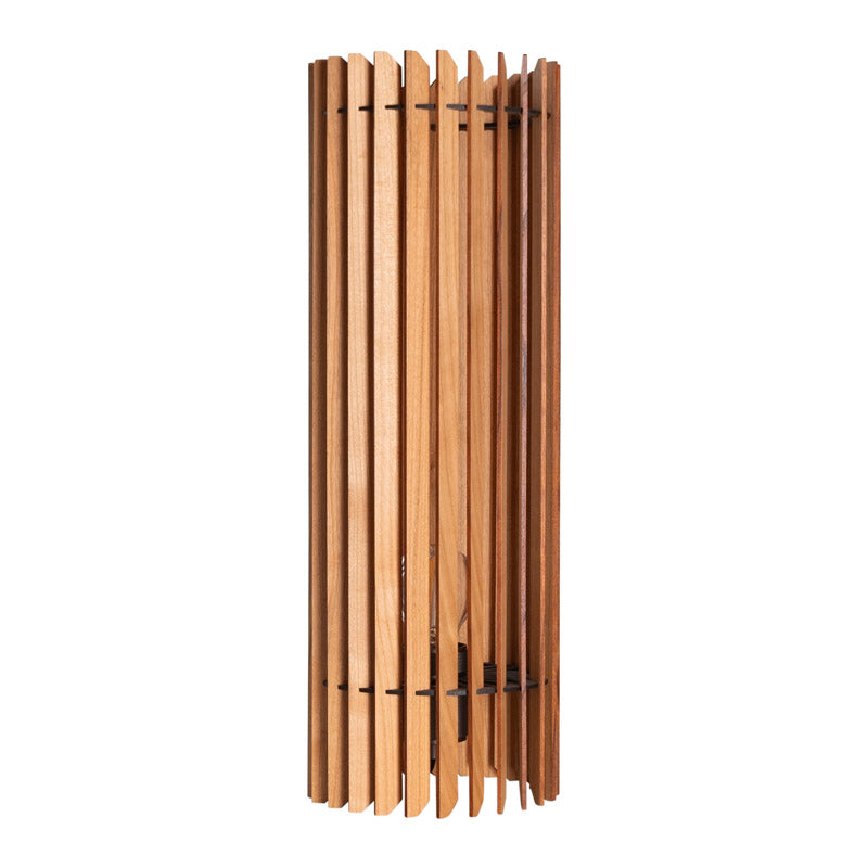 Bodenlampe aus Holz
