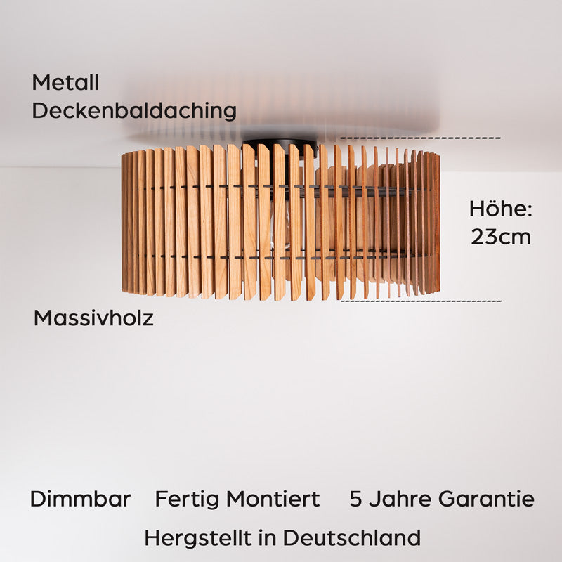 Deckenleuchte Holz Maße und Aufbau – Designleuchte aus Massivholz im Überblick