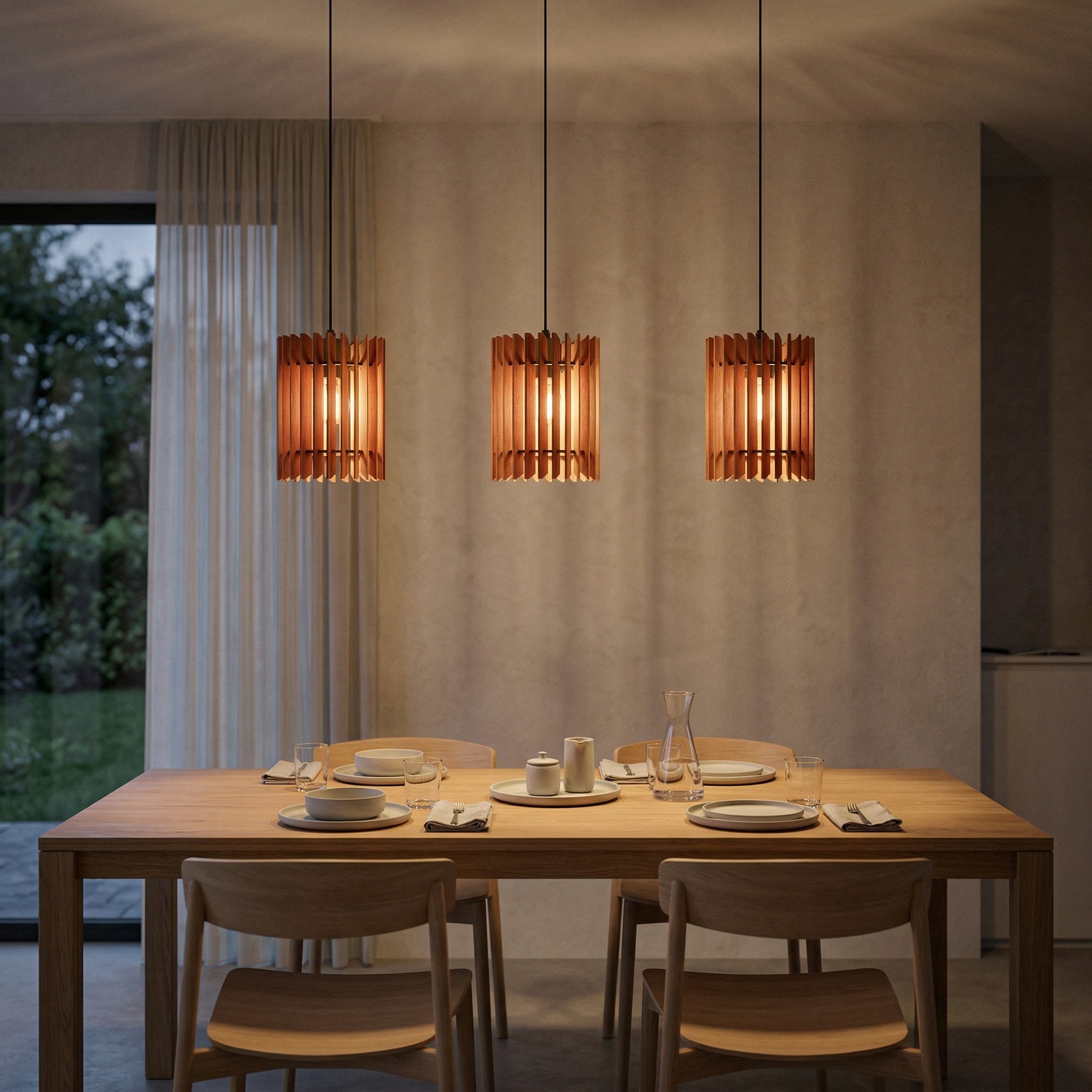 esstisch beleuchtung pendelleuchte 3er set