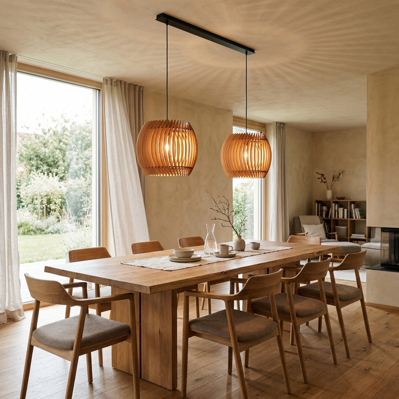 Esstisch pendelleuchte 2er set großer tisch