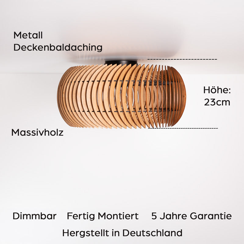 Deckenleuchte Holz Maße und Aufbau – Designleuchte aus Massivholz im Überblick