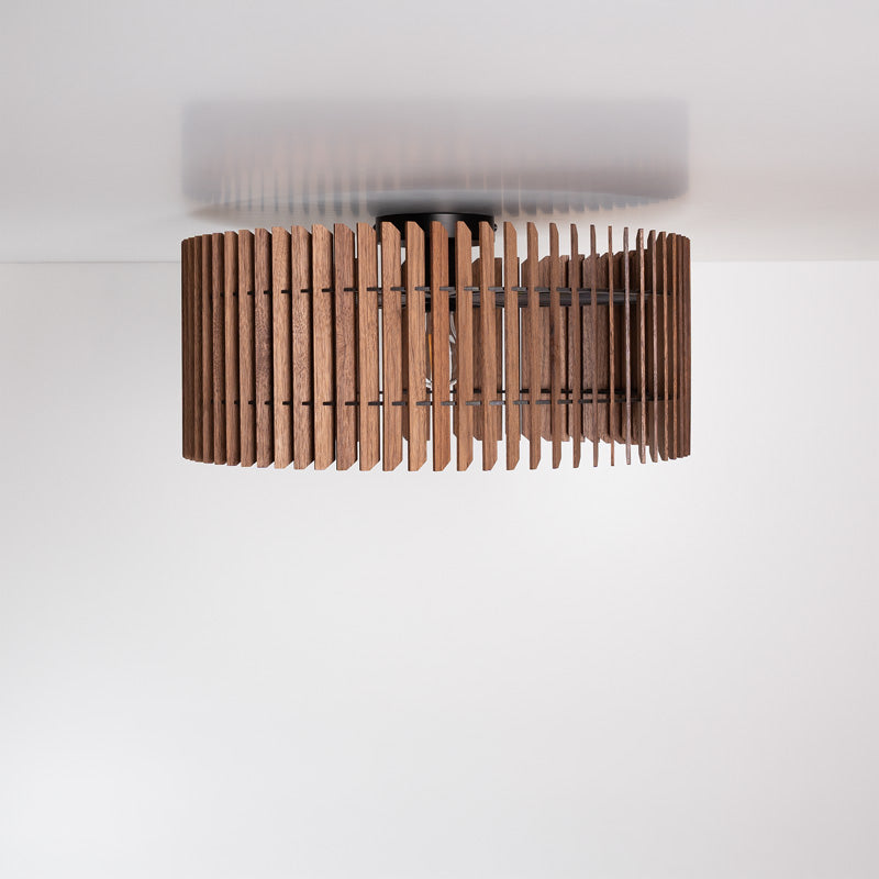 Deckenleuchte Holz rund – handgefertigte Designleuchte aus Massivholz
