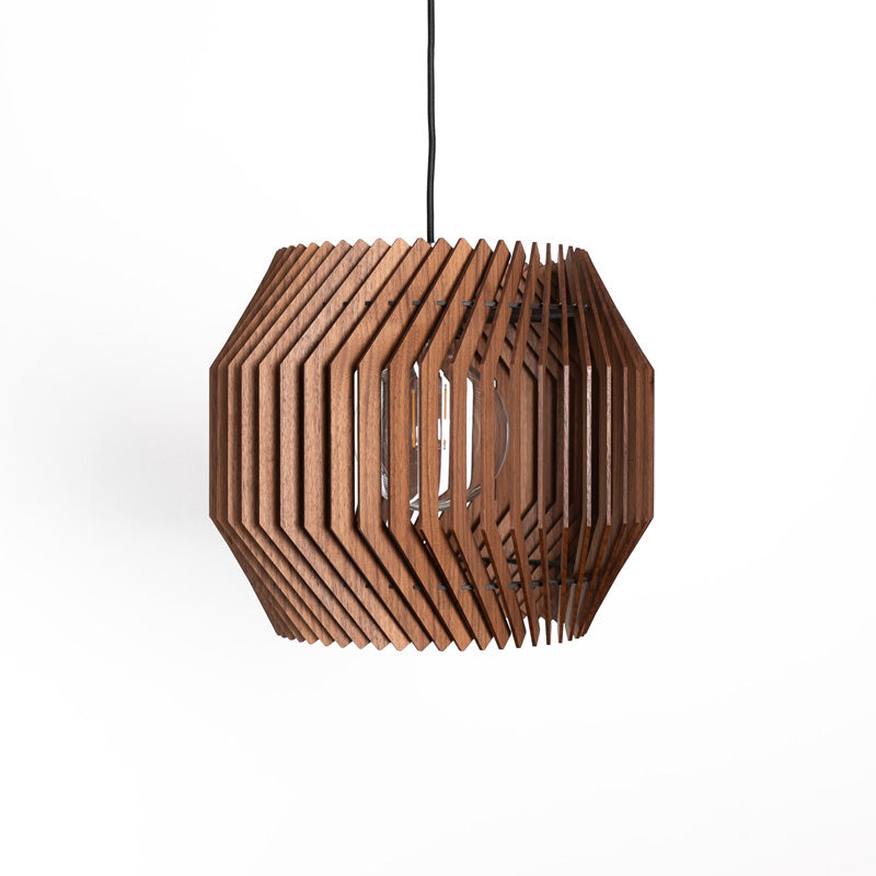 Pendelleuchte Manhattan 2er Set – aus Massivholz