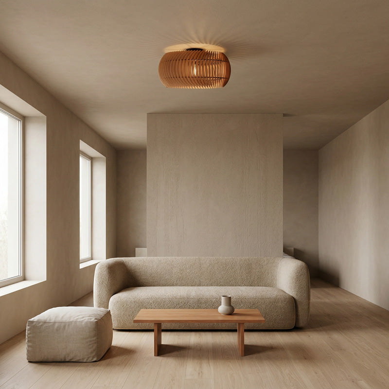 Design Deckenleuchte Holz – natürliche Beleuchtung für minimalistische Wohnräume